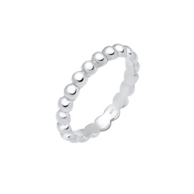 Elli - Stacking Stapelring Trend Blogger 925 Silber Ringe 1 ct Damen