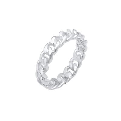 Elli - Bandring Knoten Unendlich Twisted 925 Silber Ringe 1 ct Damen