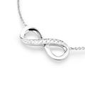 Smart Jewel - Collier filigran mit Infinityzeichen und Zirkonia, Silber 925 Ketten Damen