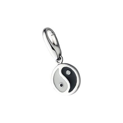 Giorgio Martello Milano - Charm Yin und Yang, Silber 925 Charms & Kettenanhänger 1 ct Silber Damen