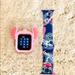 Disney Accessories | 44mm Disney Stitch Apple Watch Band/Cover Combo | Color: Blue/Pink | Size: 44mm S/M