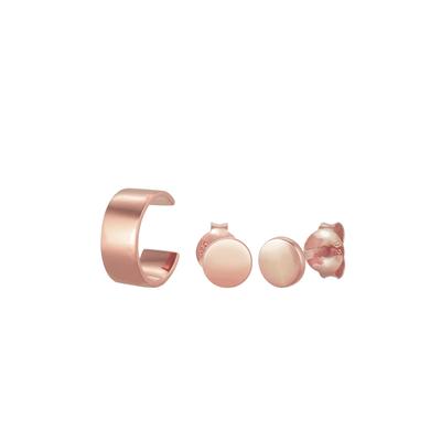 Elli - 2er Set Single Earcuff Trend Blogger 925 Silber Ohrringe 1 ct Damen (59.99 € / 1 ct)