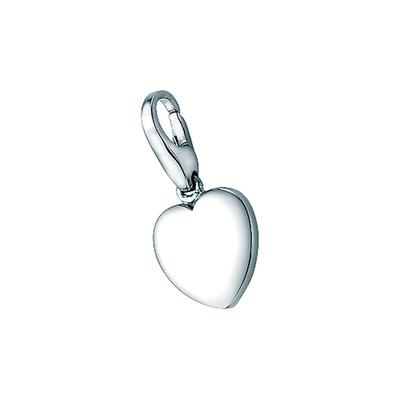 Giorgio Martello Milano - Charm Herz glänzend, Silber 925 Charms & Kettenanhänger 1 ct Silber Damen (34.99 € / 1 ct) Image