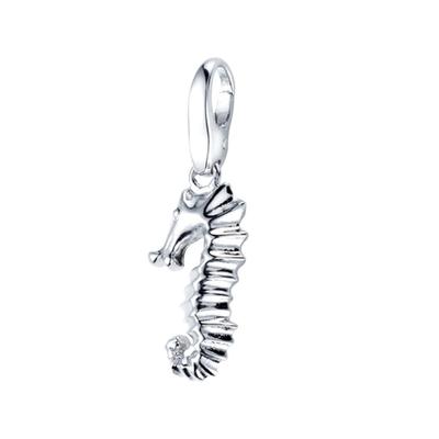 Giorgio Martello Milano - Charm Seepferdchen, Silber 925 Charms & Kettenanhänger 1 ct Silber Damen