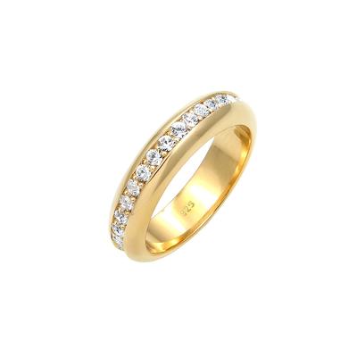 Elli PREMIUM Cocktail Bandring Kristalle 925 Silber 56 Damen Image