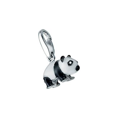 Giorgio Martello Milano - Charm Panda, Silber 925 Charms & Kettenanhänger 1 ct Silber Damen