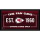 Kansas City Chiefs Framed 10" x 20" Fan Cave Collage