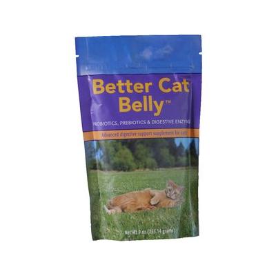 Animal Health Solutions Better Cat Belly Probiotics, Prebiotics & Digestive Enzymes Cat Supplement, 9-oz bag