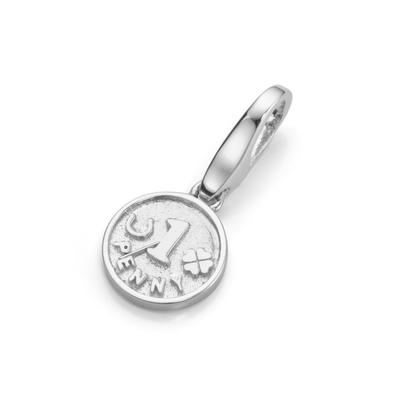 Giorgio Martello Milano - Charm Glückspenny, Silber 925 Charms & Kettenanhänger 1 ct Silber Damen