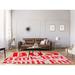 Red 96 x 0.25 in Area Rug - East Urban Home Flatweave Shag Area Rug Chenille | 96 W x 0.25 D in | Wayfair 75541BCF4E44432D8B2B508D81D50BE8