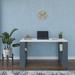 Latitude Run® Adalard 2 Tier Modern Desk Wood in White | 29.53 H x 55.12 W x 23.62 D in | Wayfair 8900166539644AB0A171B7C969581C43