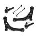 2001-2004 Ford Escape Front Control Arm Sway Bar Link Tie Rod Kit - TRQ PSA59073