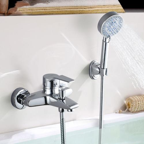 Bonade - Badewannenarmatur Wannenarmatur mit Handbrause und Wasserhahn Badewanne Amaturen Dusche