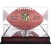 San Francisco 49ers 2019 NFC Champions Mahogany Logo Football Display Case