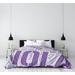 East Urban Home New Orleans Louisiana Districts Single Reversible Duvet Cover, Polyester in Indigo | Twin XL Duvet Cover | Wayfair