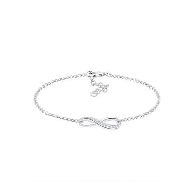 Elli - Infinity Symbol Endlos Zirkonia 925 Silber Armbänder & Armreife 1 ct Damen (59.99 € / 1 ct)