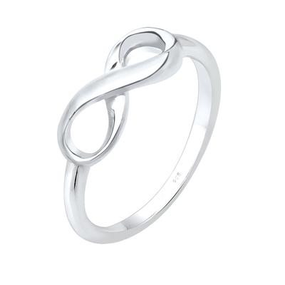 Elli - Basic Infinity Unendlichkeit 925 Sterling Silber Ringe 1 ct Damen