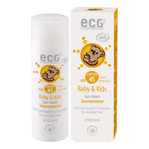 Eco Cosmetics ECO COSMETICS Baby&Kids Bio Sonnencreme LSF 45 Sonnenschutz 50 ml