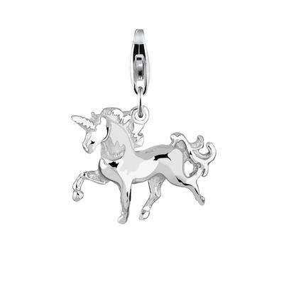 Nenalina - Einhorn-Anhänger Unicorn Magic 925 Sterling Silber Charms & Kettenanhänger 1 ct Damen