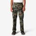 Dickies Men's Flex Regular Fit Cargo Pants - Hunter Green Camo Size 36 30 (WP595)