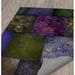 White 36 x 0.08 in Area Rug - Rosdorf Park Erma Patchwork Purple/Green/Gold Area Rug Polyester | 36 W x 0.08 D in | Wayfair