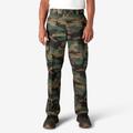 Dickies Men's Flex Regular Fit Cargo Pants - Hunter Green Camo Size 38 34 (WP595)