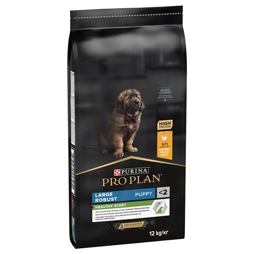 2x12kg Large Robust Puppy Huhn&Reis Pro Plan Hundefutter