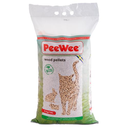 9 kg PeeWee Wood Pellets Katzenstreu