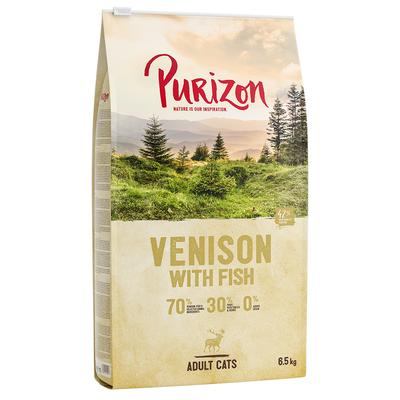2x6,5kg Adult Hirsch&Fisch Sparpaket Purizon Katzenfutter