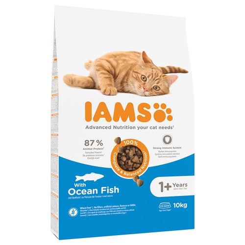 Sparpaket: 2x10kg IAMS Advanced Nutrition Adult Cat mit Seefisch Katzenfutter trocken