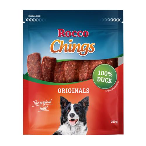 3kg Chings Kaustreifen - Entenbrust Rocco Hundesnack