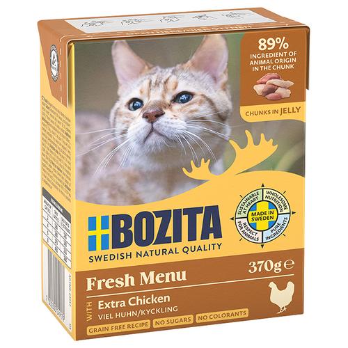 24x370g Viel Huhn+Gelee Bozita Häppchen Katzenfutter