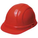 Erb Omega Ii Ratchet Suspension Hard Hat - Red