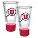 Utah Utes 2-Pack 4oz. Cheer Shot Set with Silicone Grip