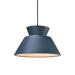 Justice Design Group Radiance 11 Inch Pendant - CER-6420-MID-MBLK-LED1-700