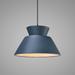 Justice Design Group Radiance 11 Inch Pendant - CER-6420-MID-MBLK