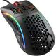 Glorious Gaming Model D Wired Gaming Mouse – superleichtes Wabendesign mit 68 g, RGB-Beleuchtung, ergonomisch, Pixart 3360 Sensor, Omron-Schaltern, PTFE-Füße, 6 Tasten – Mattschwarz