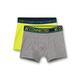 Sanetta Jungen Elite Grey Mel. Hipshorts f r Jungen im Doppelpack von Sanetta in Graumelange und Lemon Gr n mit elstischem Webbun, Grau, 140 EU