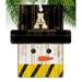 Fan Creations Snowman Holiday Shaped Ornament Wood in Black/Brown/White | 4.25 H x 4 W x 0.25 D in | Wayfair C0980-Appalachian State