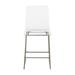 Gabby King Bar & Counter Stool Metal in Gray | 40 H x 17.5 W x 20.25 D in | Wayfair SCH-151620