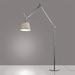 Artemide Tolomeo Mega Floor Lamp by Michele De Lucchi & Giancarlo Fassina Metal in Gray/White | 93.75 H x 12.6 W x 40.56 D in | Wayfair USC-TLM0100