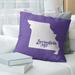 East Urban Home Minnesota Pillow Polyester/Polyfill blend in Indigo | 14 H x 14 W x 3 D in | Wayfair 22674A96922C417DB22A383E8C3C69BC