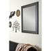 Latitude Run® Nebahat Modern & Contemporary Accent Mirror Wood in Black | 27.5 H x 25.5 W x 0.75 D in | Wayfair 63F958576C7D4C1688A4F4E12BF9B51D