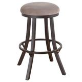 Red Barrel Studio® Howie Swivel Bar & Counter Stool Plastic in Gray/Black | 34 H x 16.5 W x 16.5 D in | Wayfair 4768CD65B8484B02A36BB8AFFAA07585