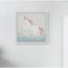 Viv + Rae™ Blocton Karr A Unicorn Framed Art Paper, Wood in Blue/Pink/White | 24 H x 24 W x 1.5 D in | Wayfair 35A04D7C77BC457B8A05CF880A238CB9