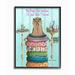 Red Barrel Studio® 'Not Spoiled Well Trained Funny Cartoon Pet Dog Design' by Gary Patterson Drawing Print in Blue/Brown/Gray | Wayfair