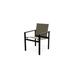 Telescope Casual Tribeca Café Stacking Patio Dining Chair Sling in Black | 34 H x 24 W x 24.5 D in | Wayfair 1T7875301