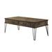 Union Rustic Musser Coffee Table w/ Storage Wood in Brown/Gray | 18 H x 44 W x 24 D in | Wayfair 1EA0ABE117E1403C902B730AF919725B