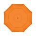 Arlmont & Co. Broadmeade Octagonal Sunbrella Market Umbrella Metal in Orange, Size 110.5 H in | Wayfair D5015ECAC96D44289158E43441F61238