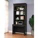 Lark Manor™ Abdullbasit Desk w/ Hutch Wood in Black/Brown/Gray | 94 H x 40 W x 21 D in | Wayfair 7D29316E74B84D0EAED6BC70F5F31A36